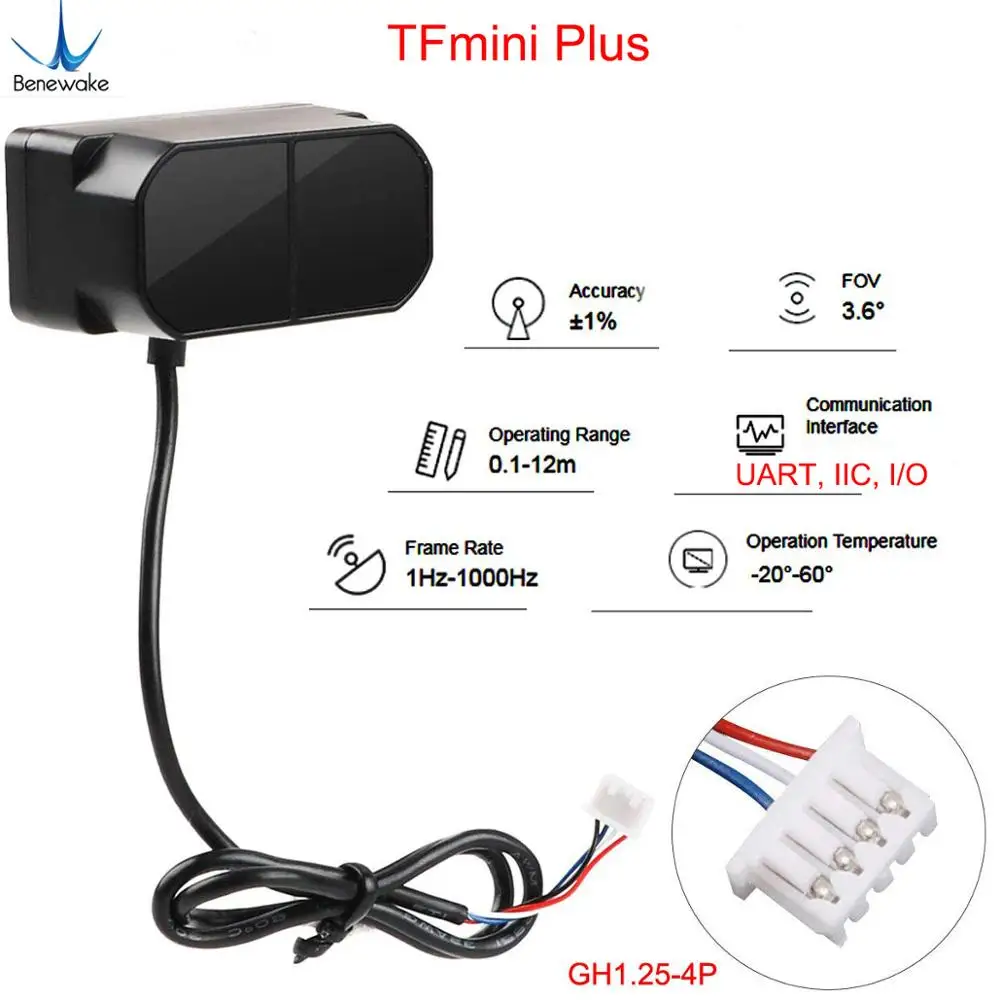 2PCS TFmini Plus LIDAR Range F - Home Automation Arduino บทวิจารณ์และราคา