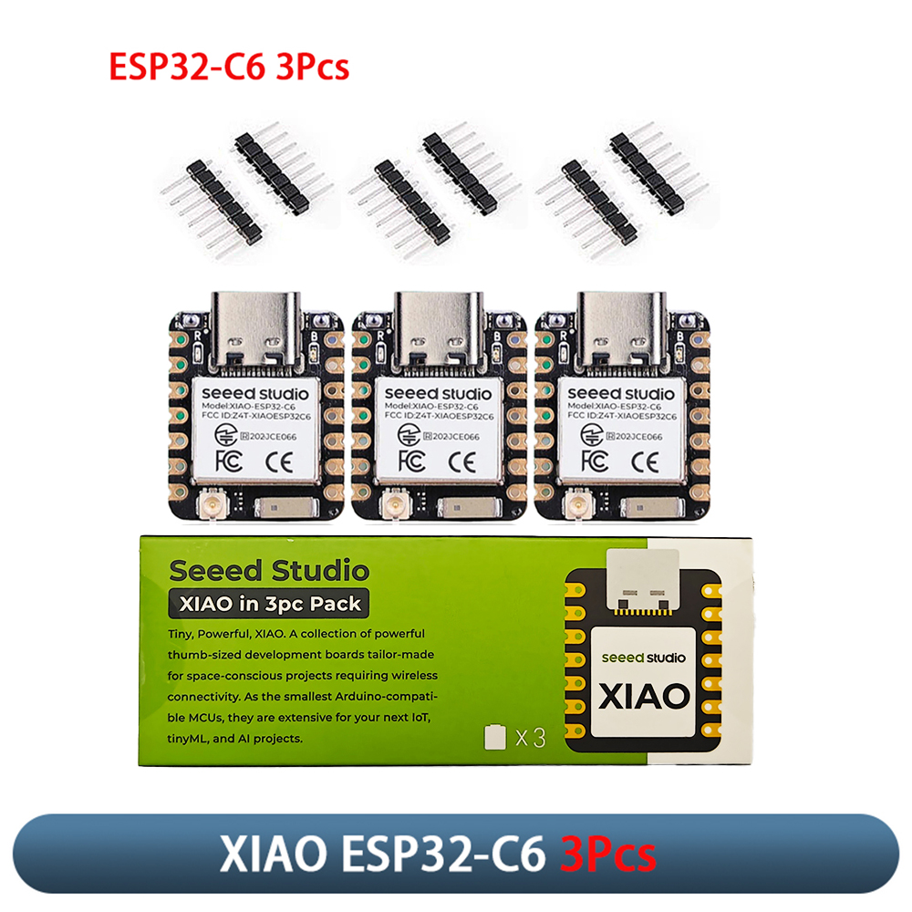 XIAO ESP32-C6 3 ชิ้นบอร์ดพัฒนา - Home Automation Arduino บทวิจารณ์และราคา