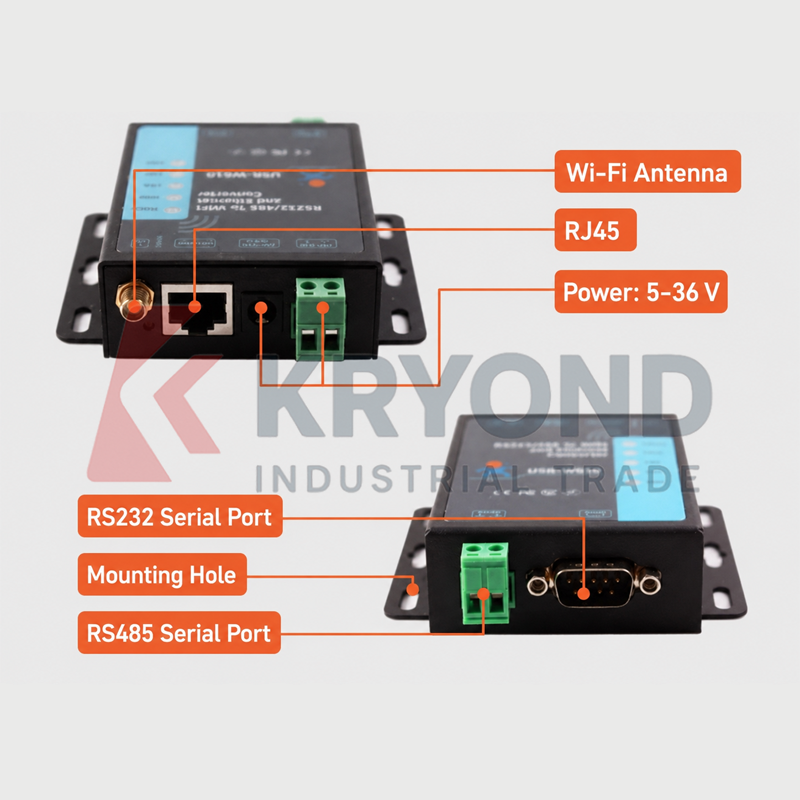 USR-W610 RS232 RS485 เซิร์ฟเวอ - Diy Home Automation Server บทวิจารณ์และราคา